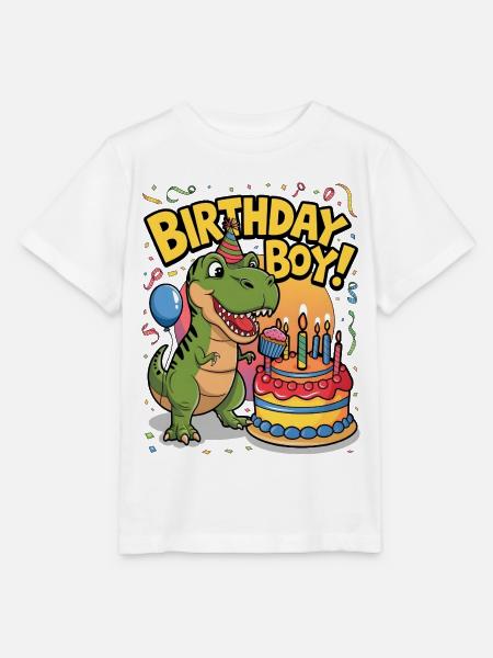 Birthday Boy - Stanley/Stella MINI CREATOR Kids’ T-Shirt - white