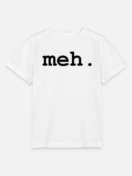 meh humour - T-shirt bio MINI CREATOR Stanley/Stella Enfant - blanc