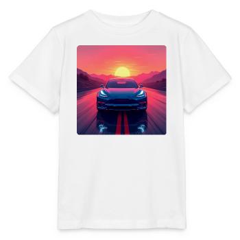 Elektrische Autobahn - Stanley/Stella Kinder T-Shirt MINI CREATOR  - Weiß - Vorne - Maike (125cm)