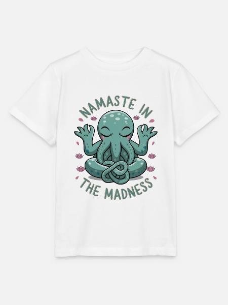 Namaste im Wahnsinn - Stanley/Stella Kinder T-Shirt MINI CREATOR  - Weiß