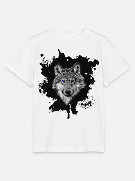Blaue Augen - Stanley/Stella Kinder T-Shirt MINI CREATOR  - Weiß