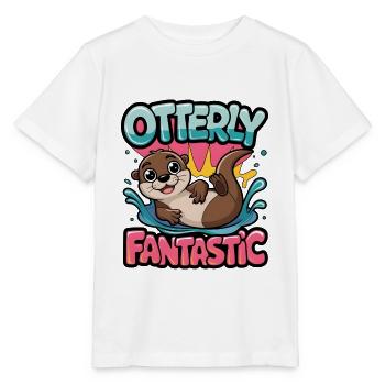 Otterly Fantastic - Stanley/Stella MINI CREATOR Kids’ T-Shirt - white - Front - Maike (125cm)