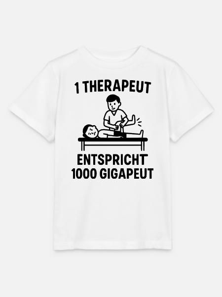 Physio Motivation KNOW YOUR VALUE Therapeut - Stanley/Stella Kinder T-Shirt MINI CREATOR - Weiß