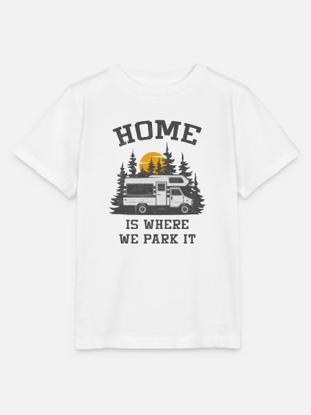 Camper Camping Wohnmobil - Stanley/Stella Kinder T-Shirt MINI CREATOR  - Weiß
