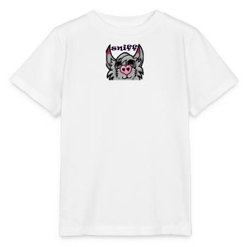 Pelziger Schnüffeln - Stanley/Stella Kinder T-Shirt MINI CREATOR  - Weiß - Vorne - Maike (125cm)