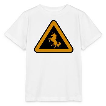 Achtung Einhorn, Gefahr - Stanley/Stella Kinder T-Shirt MINI CREATOR  - Weiß - Vorne - Maike (125cm)