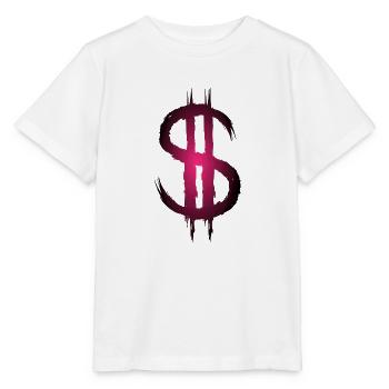 Dollarzeichen Dollar Geld - Stanley/Stella Kinder T-Shirt MINI CREATOR  - Weiß - Vorne - Maike (125cm)
