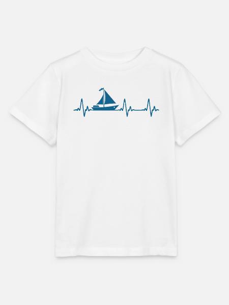 Segelboot - Stanley/Stella Kinder T-Shirt MINI CREATOR - Weiß