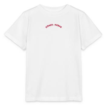 Doener Kebab Schrift - Stanley/Stella Kinder T-Shirt MINI CREATOR  - Weiß - Vorne - Maike (125cm)