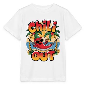 Chili Out - Stanley/Stella MINI CREATOR Kids’ T-Shirt - white - Front - Maike (125cm)