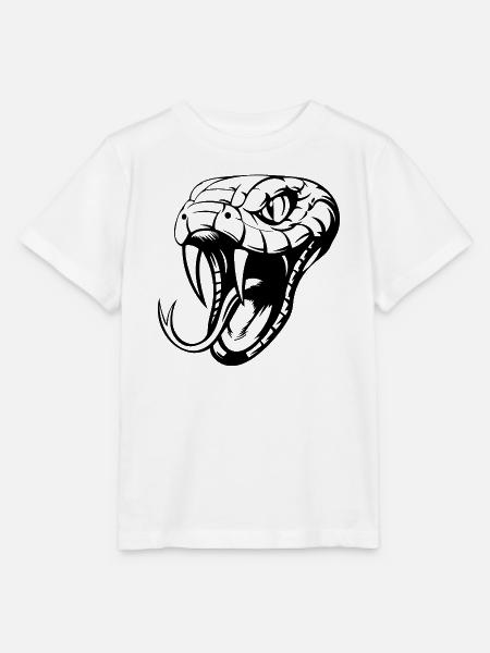 Snake - Stanley/Stella Kinder T-Shirt MINI CREATOR  - Weiß