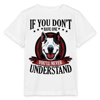 Bull Terrier - T-shirt bio MINI CREATOR Stanley/Stella Enfant - blanc - Devant - Maike (125cm)