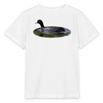 Blässhuhn Wasservogel Vogel - Stanley/Stella Kinder T-Shirt MINI CREATOR  - Weiß - Vorne - Maike (125cm)