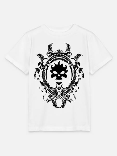 Totenkopf - Stanley/Stella Kinder T-Shirt MINI CREATOR - Weiß