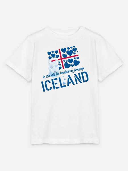 Iceland fox - Stanley/Stella Kinder T-Shirt MINI CREATOR - Weiß