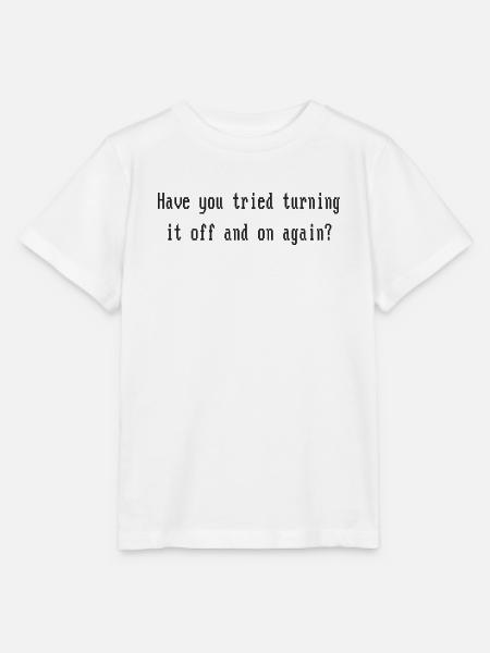On or Off - Stanley/Stella Kinder T-Shirt MINI CREATOR - Weiß