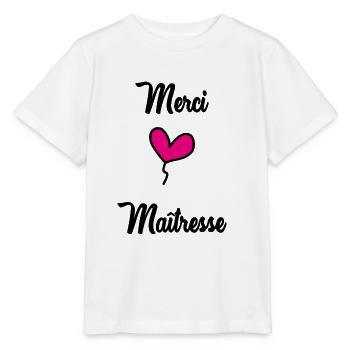 THANK YOU. MISTRESS. THANK YOU MISTRESS. MISTRESS - Stanley/Stella MINI CREATOR Kids’ T-Shirt - white - Front - Maike (125cm)