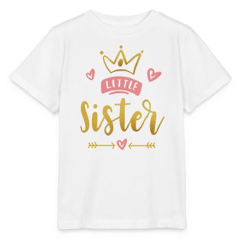 Little Sister Announcement – Baby & Kids Clothes - Stanley/Stella MINI CREATOR Kids’ T-Shirt - white - Front - Maike (125cm)