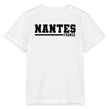 Nantes | Frankreich - Stanley/Stella Kinder T-Shirt MINI CREATOR  - Weiß - Vorne - Maike (125cm)