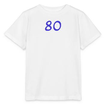 80. 80 YEARS. 80th ANNIVERSARY. 80TH BIRTHDAY. - Stanley/Stella MINI CREATOR Kids’ T-Shirt - white - Front - Maike (125cm)