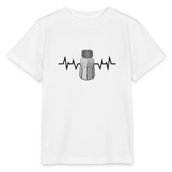Salzstreuer Salz Herzschlag - Stanley/Stella Kinder T-Shirt MINI CREATOR  - Weiß - Vorne - Maike (125cm)
