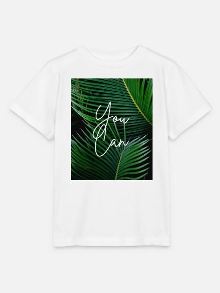 YOU CAN - Stanley/Stella Kinder T-Shirt MINI CREATOR  - Weiß