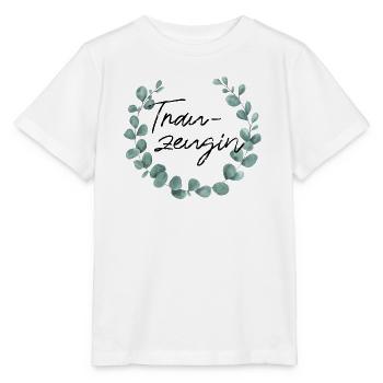 Trauzeugin - Junggesellinnenabschied - Stanley/Stella Kinder T-Shirt MINI CREATOR  - Weiß - Vorne - Maike (125cm)