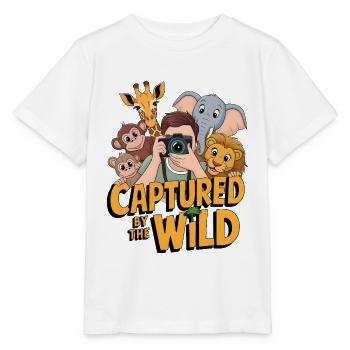 Gefangen von der Wildnis - Stanley/Stella Kinder T-Shirt MINI CREATOR  - Weiß - Vorne - Maike (125cm)