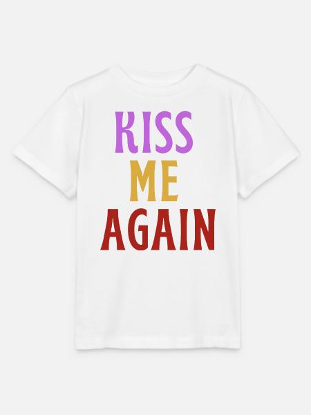 Küss mich wieder - LIEBE! - Stanley/Stella Kinder T-Shirt MINI CREATOR - Weiß