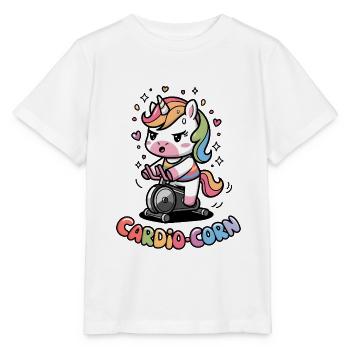 Cardio-corn - Stanley/Stella MINI CREATOR Kids’ T-Shirt - white - Front - Maike (125cm)