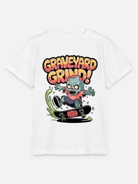 Friedhofs-Grind! - Stanley/Stella Kinder T-Shirt MINI CREATOR - Weiß
