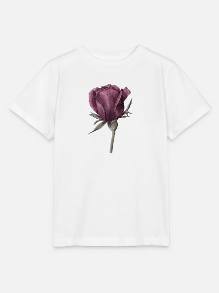 Rose Blume - Stanley/Stella Kinder T-Shirt MINI CREATOR - Weiß