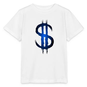 Dollarzeichen Dollar Geld Symbol - Stanley/Stella Kinder T-Shirt MINI CREATOR  - Weiß - Vorne - Maike (125cm)