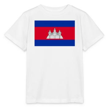 Kambodscha - Stanley/Stella Kinder T-Shirt MINI CREATOR  - Weiß - Vorne - Maike (125cm)