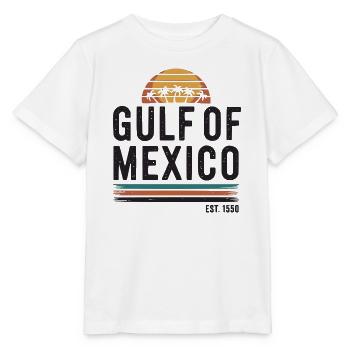 Golf von Mexiko Ozeanisches Becken Touristenattraktion Reisen - Stanley/Stella Kinder T-Shirt MINI CREATOR  - Weiß - Vorne - Maike (125cm)