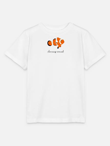 Clownfisch. - Stanley/Stella Kinder T-Shirt MINI CREATOR  - Weiß
