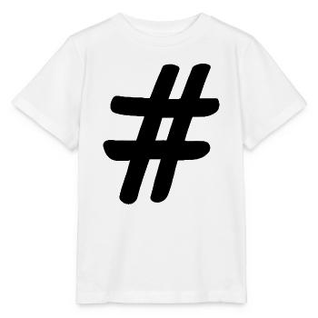 # Hashtag - Stanley/Stella Kinder T-Shirt MINI CREATOR  - Weiß - Vorne - Maike (125cm)