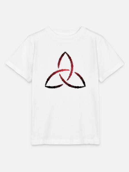 Triquetra - Keltisches Symbol - Stanley/Stella Kinder T-Shirt MINI CREATOR  - Weiß