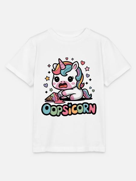 Oopsicorn - Stanley/Stella Kinder T-Shirt MINI CREATOR - Weiß