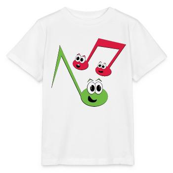 Fugly Noten - Stanley/Stella Kinder T-Shirt MINI CREATOR  - Weiß - Vorne - Maike (125cm)