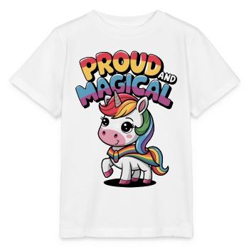Proud And Magical - Stanley/Stella MINI CREATOR Kids’ T-Shirt - white - Front - Maike (125cm)