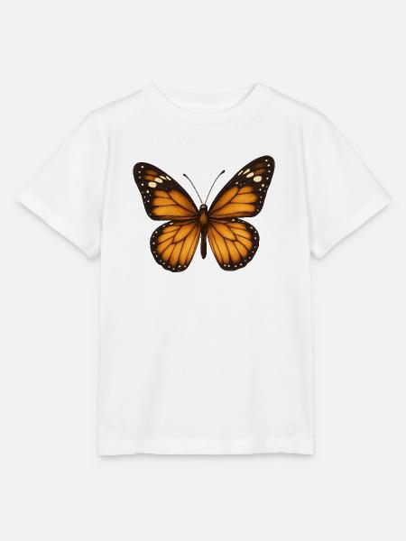 Monarchfalter – zart & majestätisch - Stanley/Stella Kinder T-Shirt MINI CREATOR - Weiß