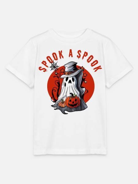Erschrecke einen Spuk! - Stanley/Stella Kinder T-Shirt MINI CREATOR  - Weiß