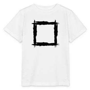 Quadrat Schwarz - Stanley/Stella Kinder T-Shirt MINI CREATOR  - Weiß - Vorne - Maike (125cm)