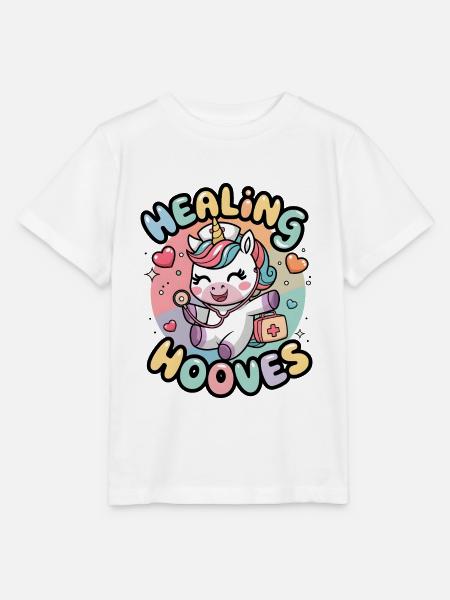 Heilende Hufe - Stanley/Stella Kinder T-Shirt MINI CREATOR  - Weiß