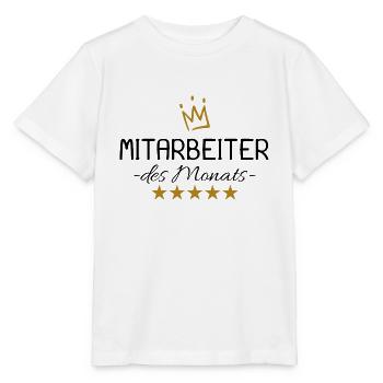 Mitarbeiter des Monats - Stanley/Stella Kinder T-Shirt MINI CREATOR  - Weiß - Vorne - Maike (125cm)