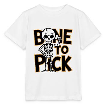 Bone To Pick - Stanley/Stella MINI CREATOR Kids’ T-Shirt - white - Front - Maike (125cm)
