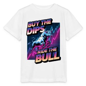 Buy The Dips Ride The Bull - Stanley/Stella MINI CREATOR Kids’ T-Shirt - white - Front - Maike (125cm)