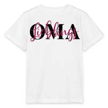 Lieblingsoma Oma - Stanley/Stella Kinder T-Shirt MINI CREATOR  - Weiß - Vorne - Maike (125cm)