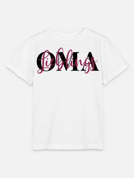 Lieblingsoma Oma - Stanley/Stella Kinder T-Shirt MINI CREATOR  - Weiß